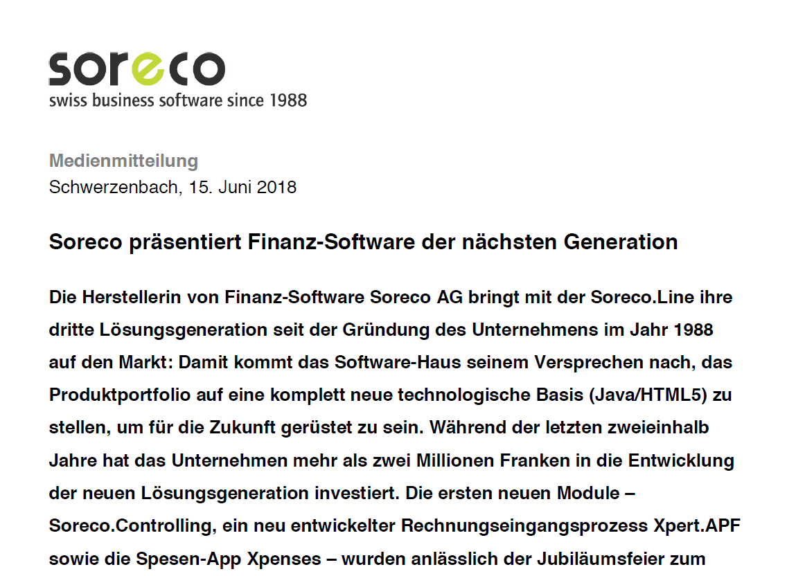 SORECO | "Ausgetrocknet - Mittel gegen die Dürre"